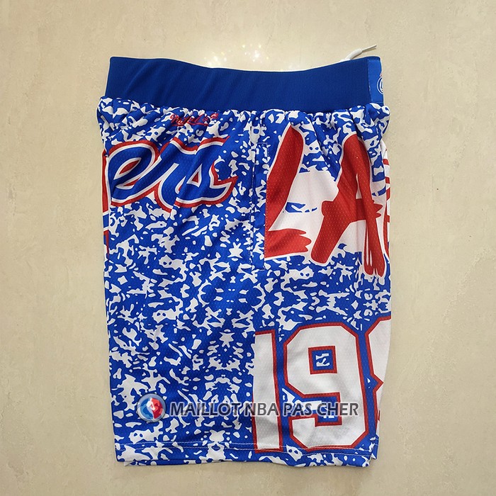 Short Los Angeles Clippers Mitchell & Ness 1984 Bleu